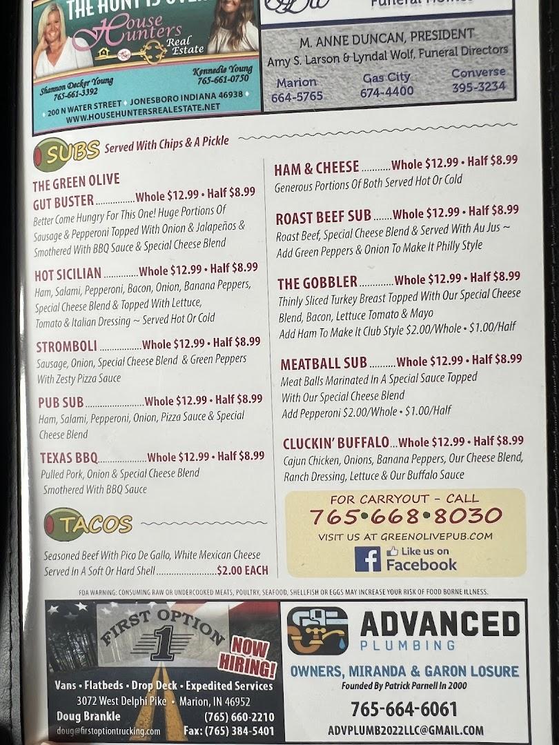 The Green Olive Pub
