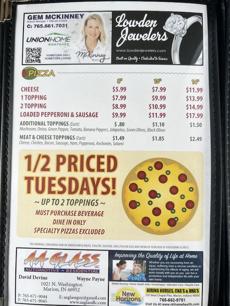 The Green Olive Pub Menu image 4